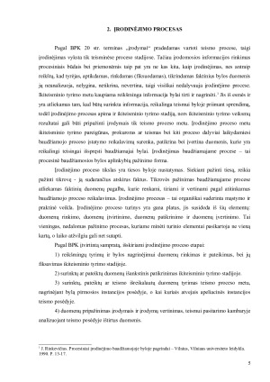 ĮRODINĖJIMO ETAPAI BAUDŽIAMAJAME PROCESE. Paveikslėlis 5