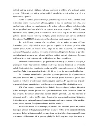 ĮRODINĖJIMO ETAPAI BAUDŽIAMAJAME PROCESE. Paveikslėlis 7