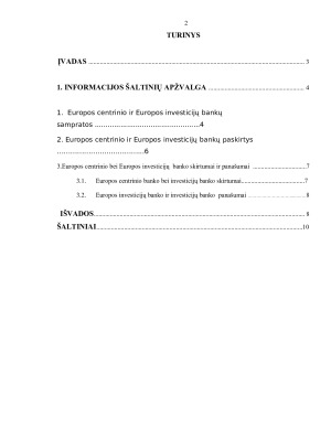 EUROPOS CENTRINIO BANKO IR EUROPOS INVESTICIJŲ BANKO PANAŠUMAI IR TRŪKUMAI. Paveikslėlis 2