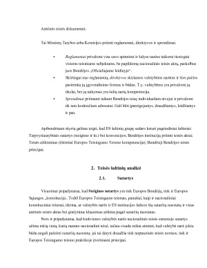 EUROPOS SĄJUNGOS TEISĖS ŠALTINIAI. Paveikslėlis 5