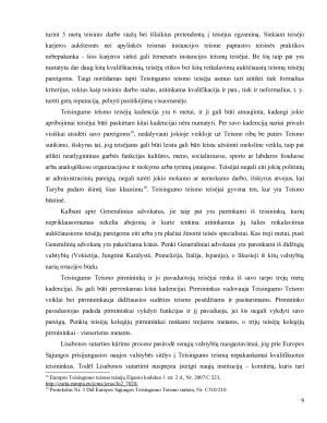 Europos teisingumo teismo sudėtis ir skyrimo tvarka. Paveikslėlis 9