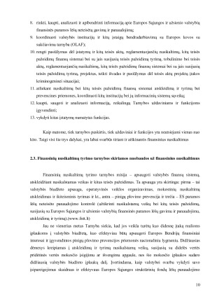 Finansinių nusikaltimų tyrimo tarnybos veikla. Paveikslėlis 10