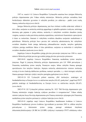 Finansinių nusikaltimų tyrimo tarnybos veikla. Paveikslėlis 6