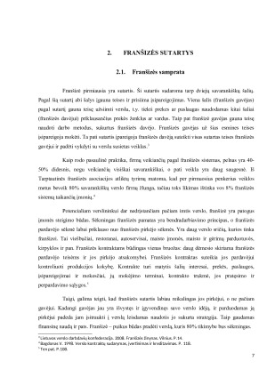 FRANŠIZĖS SUTARTYS. Paveikslėlis 7