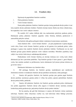 FRANŠIZĖS SUTARTYS. Paveikslėlis 8