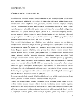 Ieškinio senatis ir įgyjamoji senatis. Paveikslėlis 4