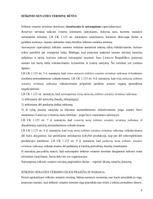 Ieškinio senatis ir įgyjamoji senatis. Paveikslėlis 8