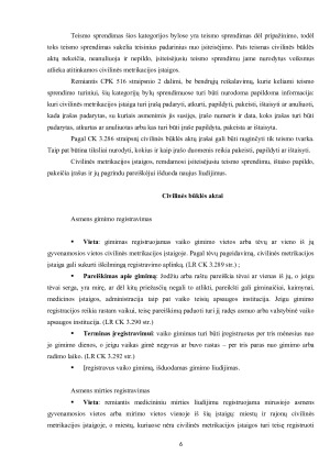 BYLOS DĖL CIVILINĖS BŪKLĖS AKTŲ REGISTRAVIMO, ĮRAŠŲ ATKŪRIMO, PAKEITIMO, PAPILDYMO, IŠTAISYMO AR ANULIAVIMO. Paveikslėlis 6