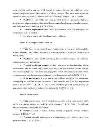 BYLOS DĖL CIVILINĖS BŪKLĖS AKTŲ REGISTRAVIMO, ĮRAŠŲ ATKŪRIMO, PAKEITIMO, PAPILDYMO, IŠTAISYMO AR ANULIAVIMO. Paveikslėlis 7