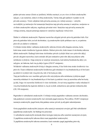 Civilinės atsakomybės rūšys ir formos. Paveikslėlis 6