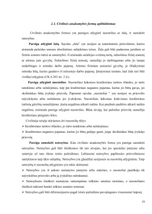 CIVILINĖS ATSAKOMYBĖS TAIKYMO SĄLYGOS. Paveikslėlis 10