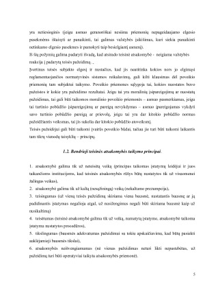 CIVILINĖS ATSAKOMYBĖS TAIKYMO SĄLYGOS. Paveikslėlis 5