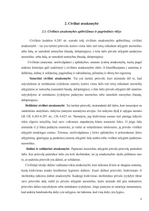 CIVILINĖS ATSAKOMYBĖS TAIKYMO SĄLYGOS. Paveikslėlis 6