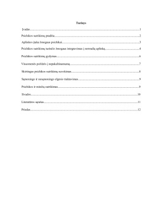Ar psichikos sutrikimų turintys žmonės turėtų būti laikomi nepakaltinamais. Paveikslėlis 2