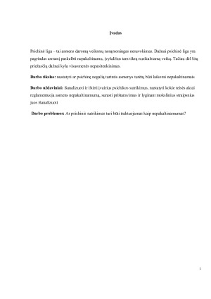 Ar psichikos sutrikimų turintys žmonės turėtų būti laikomi nepakaltinamais. Paveikslėlis 3