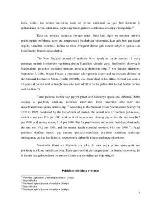 Ar psichikos sutrikimų turintys žmonės turėtų būti laikomi nepakaltinamais. Paveikslėlis 7