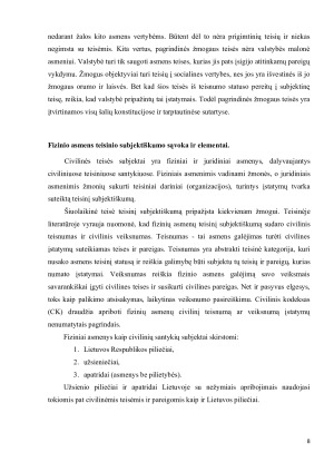 Asmeninės neturtinės teisės ir vertybės kaip civilinių teisių objektas. Paveikslėlis 5