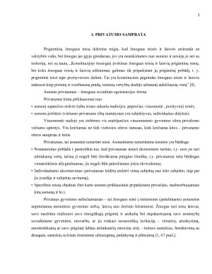Asmens privatus gyvenimas, neliečiamumas ir apsauga LR Konstitucijoje. Paveikslėlis 3