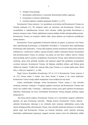Asmens tiesioginis kreipimasis į Lietuvos Konstitucinį Teismą. Paveikslėlis 5