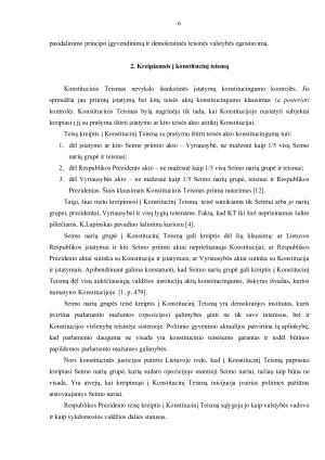 Asmens tiesioginis kreipimasis į Lietuvos Konstitucinį Teismą. Paveikslėlis 6
