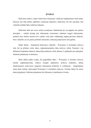 Australijos ir Šveicarijos archyvų teisinio reglamentavimo palyginimas. Paveikslėlis 3