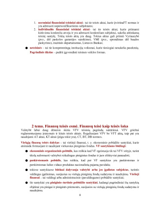 Viešųjų finansų teisė. Konspektas. Egzamino klausimai. Paveikslėlis 8