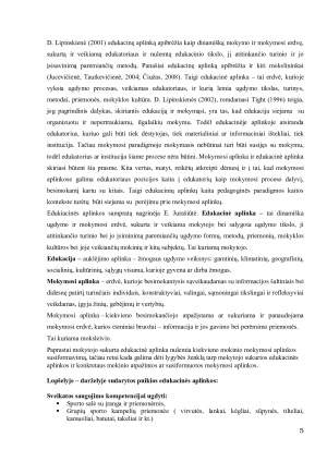 Ikimokyklinio ugdymo aplinkos reikšmė vaiko raidai. Paveikslėlis 5