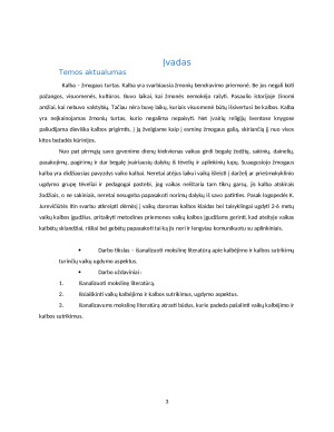 Kalbėjimo ir kalbos sutrikimų turinčių vaikų ugdymo aspektai. Paveikslėlis 3