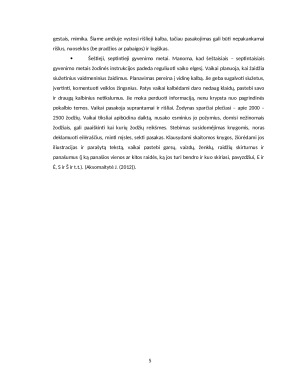 Kalbėjimo ir kalbos sutrikimų turinčių vaikų ugdymo aspektai. Paveikslėlis 5