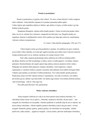 KOMUNIKAVIMO KOMPETENCIJOS UGDYMO METODAI IR BŪDAI IKIMOKYKLINIO AMŽIAUS TARPSNYJE. Paveikslėlis 4