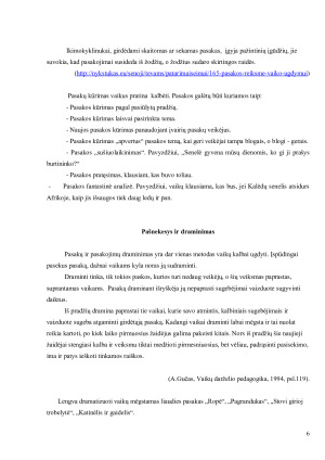 KOMUNIKAVIMO KOMPETENCIJOS UGDYMO METODAI IR BŪDAI IKIMOKYKLINIO AMŽIAUS TARPSNYJE. Paveikslėlis 6