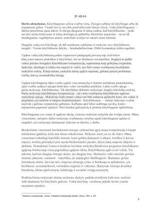 Kūrybiškumo ugdymas lietuvių kalbos pamokose. Paveikslėlis 2