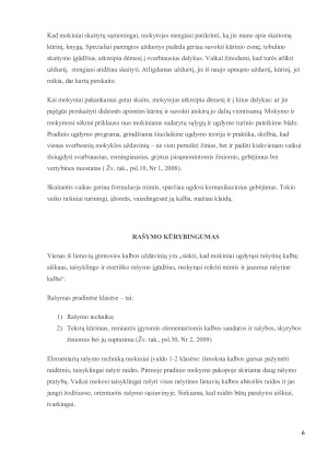 Kūrybiškumo ugdymas lietuvių kalbos pamokose. Paveikslėlis 6