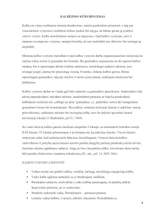 Kūrybiškumo ugdymas lietuvių kalbos pamokose. Paveikslėlis 8