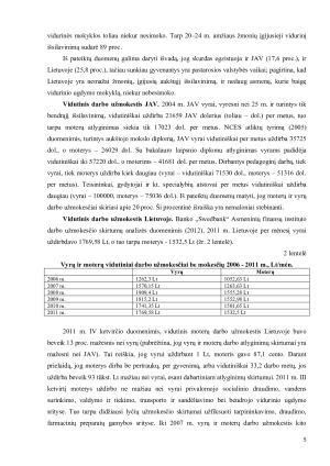 LYGINAMOJI STRATIFIKACIJOS PROCESO UGDYME ANALIZĖ. Paveikslėlis 5