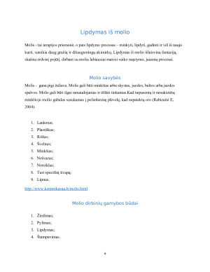 Lipdymas modelinu, moliu. Ugdomasis poveikis. Paveikslėlis 6