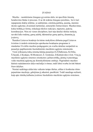 Ritminio ugdymo ypatumai Emilio Žako-Dalkrozo, Karlo Orfo, Zoltano Kodajaus ir Marijos Montesori muzikinio ugdymo sistemose. Paveikslėlis 3
