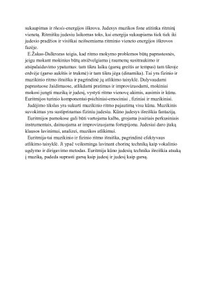 Ritminio ugdymo ypatumai Emilio Žako-Dalkrozo, Karlo Orfo, Zoltano Kodajaus ir Marijos Montesori muzikinio ugdymo sistemose. Paveikslėlis 5