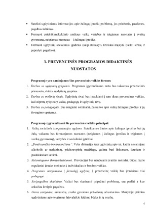 PREVENCINĖ PROGRAMA. Paveikslėlis 4