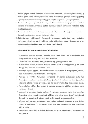 PREVENCINĖ PROGRAMA. Paveikslėlis 5