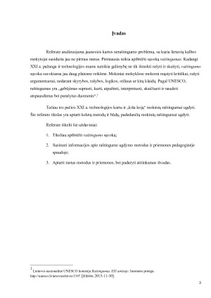 Raštingumo ugdymas. Paveikslėlis 3