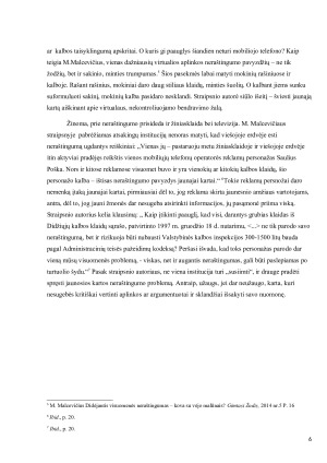 Raštingumo ugdymas. Paveikslėlis 6