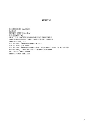 RIZIKOS GRUPĖS VAIKAI DELINKVENTAI. Paveikslėlis 2