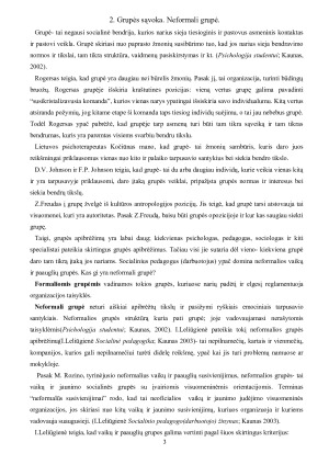 Socialinio pedagogo darbas su neformaliomis paauglių grupėmis. Paveikslėlis 3