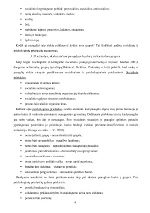 Socialinio pedagogo darbas su neformaliomis paauglių grupėmis. Paveikslėlis 4