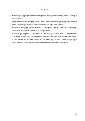 SOCIALINIO PEDAGOGO PROFESINĖ KOMPETENCIJA, SOCIALINIS PEDAGOGINIS DARBAS UŽSIENIO ŠALYSE. Paveikslėlis 10