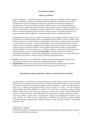 Specialiųjų poreikių vaikų ugdymas - klausos ir regos sutrikimų kompensavimas. Paveikslėlis 4