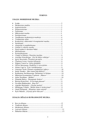 Š.Nako vadovėlio „Šiuolaikinė muzika“ analizė. Paveikslėlis 3