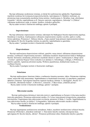 Š.Nako vadovėlio „Šiuolaikinė muzika“ analizė. Paveikslėlis 7