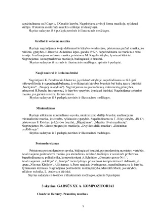 Š.Nako vadovėlio „Šiuolaikinė muzika“ analizė. Paveikslėlis 9